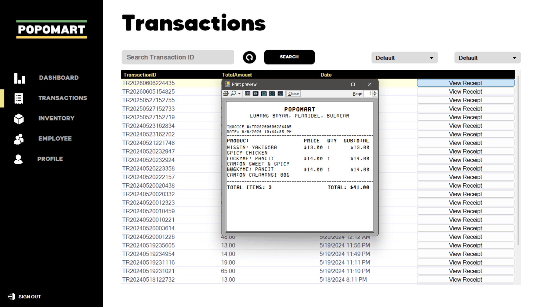 Popomart POS System screenshot 7